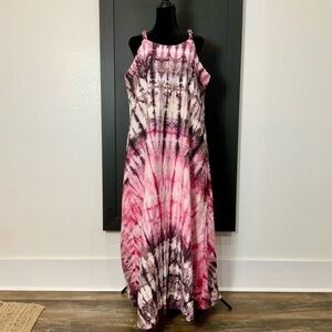 Handcrafted Maximize Tie Dye Dress
